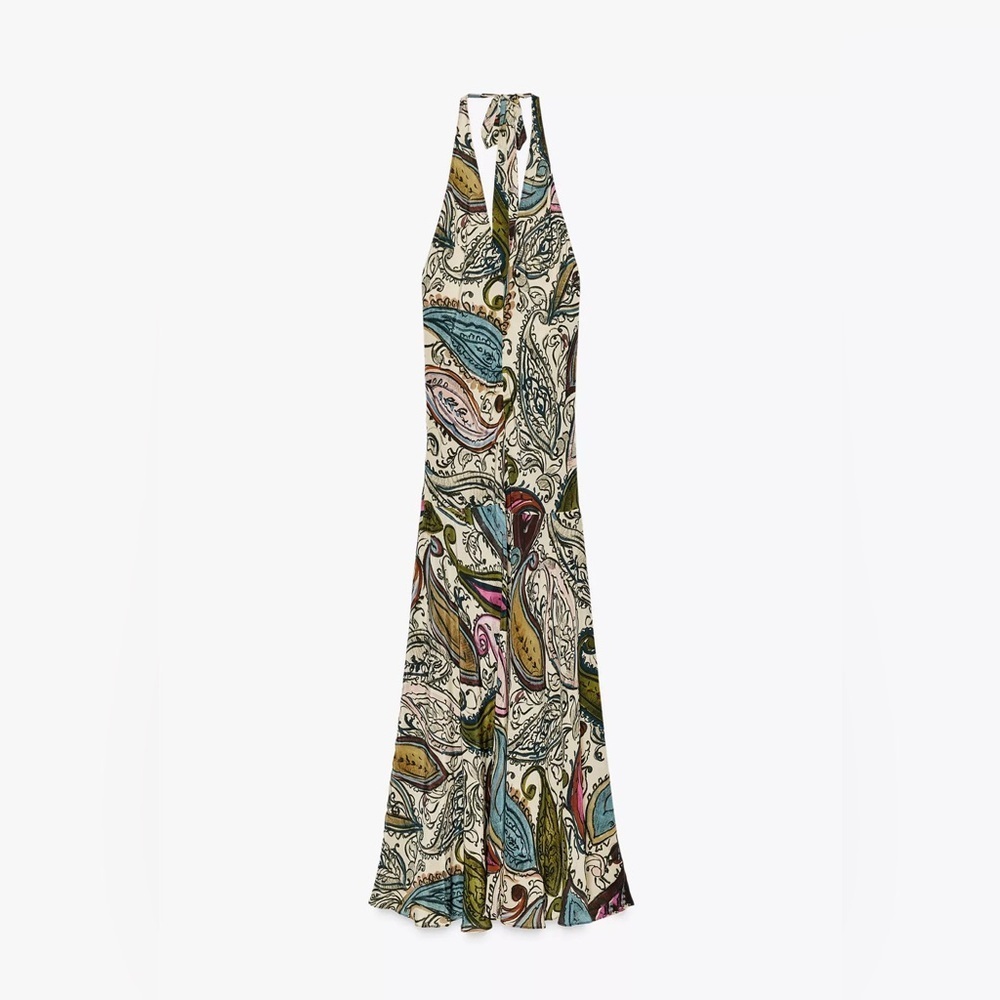 🔥🔥Zara ZW collection printed halter dress - Picture 11 of 12